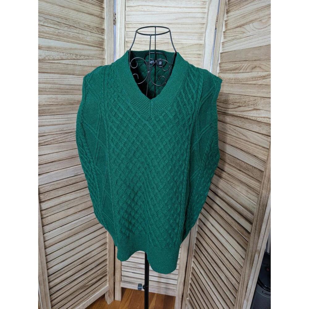 Nasty Gal Oversized Knit Vest St Patrick's Day Green Cozy